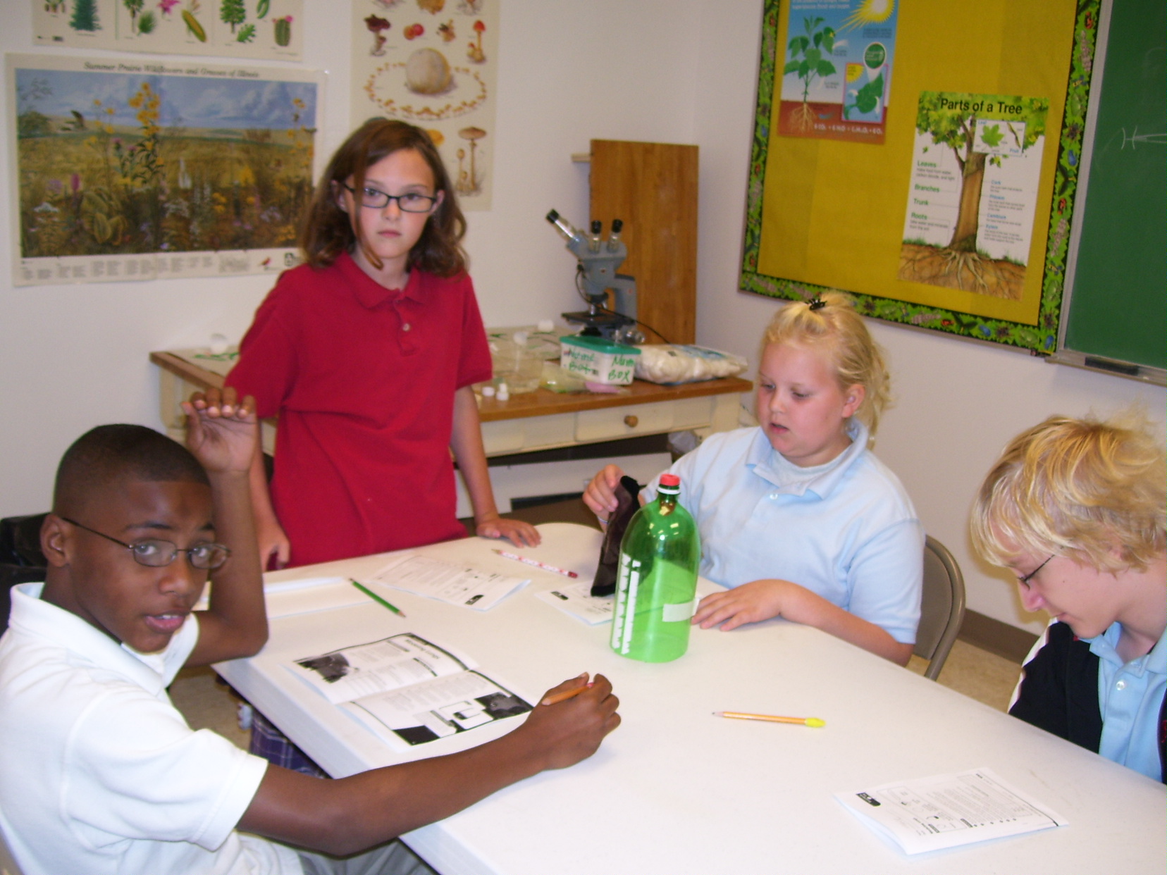 Tyree, Angelina, Megan, and Chase